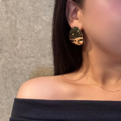 2411PR0730 / Craft curve plate Pierce（Gold）