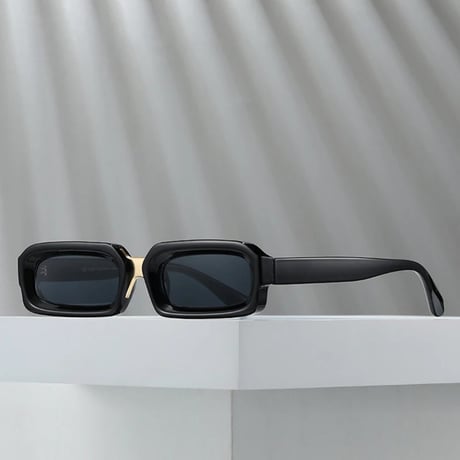 【 Legit Eyewear 】Sunglasses Nijō (Black/Champagne)
