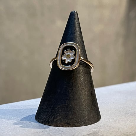 2505RG0623 / Flower draw design ring（Gold）