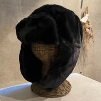 2410HW0057(S)/ Flight fur cap（Black）