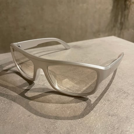 SE24SG_CA004 / Wrap around Sunglasses (P.white/Clear)