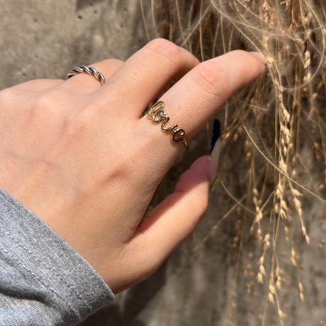 2511RG0702 / Love design ring（Gold）