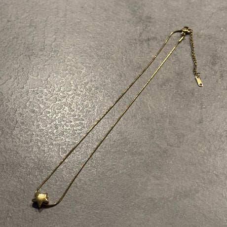 2503NC0331／ Star charm  necklace（Gold)