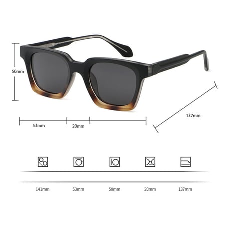 【 Legit Eyewear 】Sunglasses Genmei (Grey/Blue)