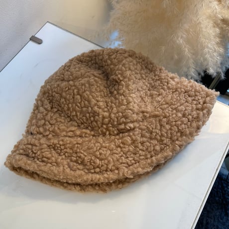 2404HW0036(S)/ Boa bucket hat（Camel）