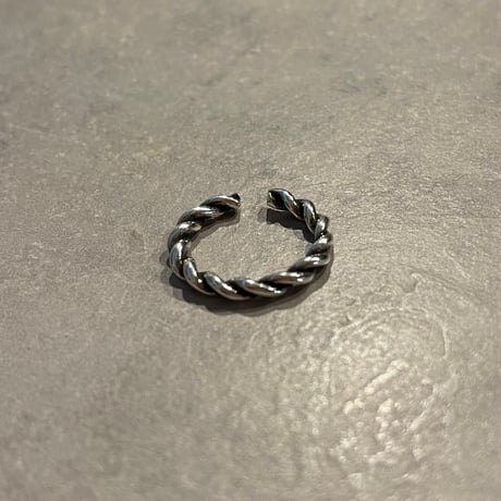 2406RG0489 / Rope chain design ring（Silver）