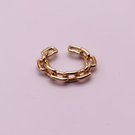 Link chain Small Earcuff （Gold） / EC054