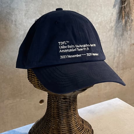 KF251114AST(S) / Text Embroidery Cap（Navy）