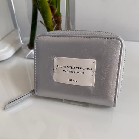 2605GS071(S)/ Text Tag Wallet（Silver）