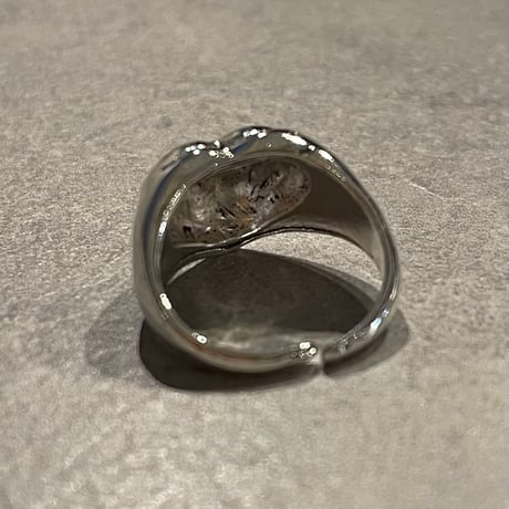 2406RG0482 / Round heart motif ring（Silver)