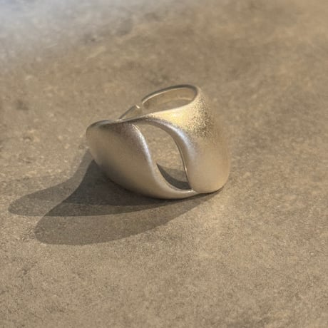 2504RG0609/　Matt wave ring（Silver）