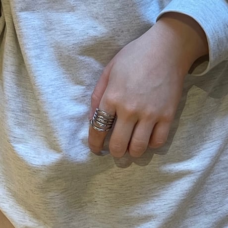 2503RG0585 / Layered line design ring（Silver）
