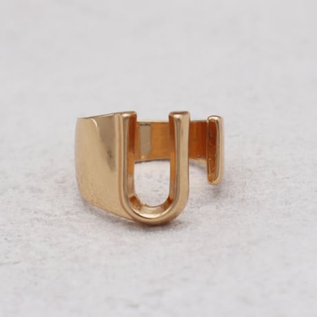 Initial ring（GOLD / U） /  2100-RGGL045