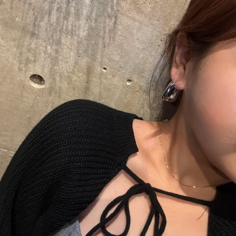 2508PR0799/  square hoop pierce（Silver）