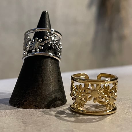 2506RG0651 / Flower design ring（Silver）