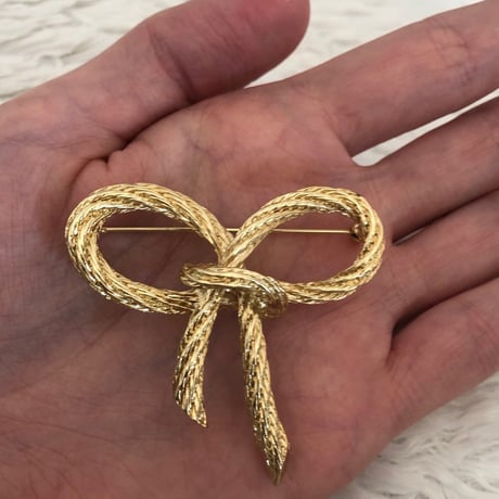 Vintage Cross Geometric Brooch（GOLD） / OT-001