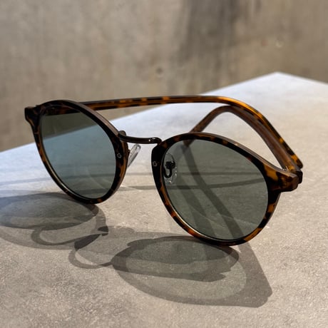 SE25SG_CA012（S） / Boston Sunglasses (Demi/Green)