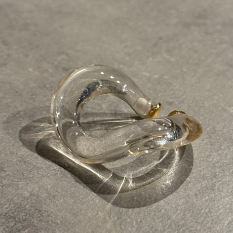 2504EC019 /  color wave Ear Cuff（clear）