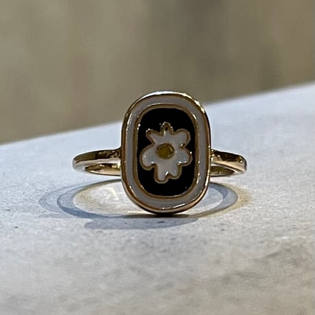2505RG0623 / Flower draw design ring（Gold）