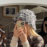 2501HW0067(S) /Mix far knit cap（Grey Mix）