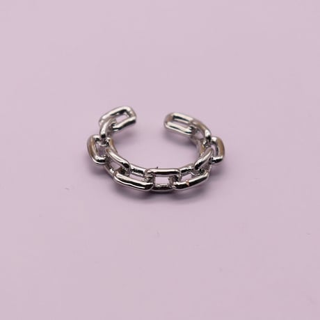 Link chain Small Earcuff （Silver） / EC054