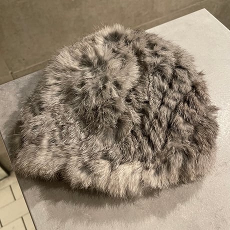261SL0103AX(S) / Fur Skully Hat（Gray Mix）