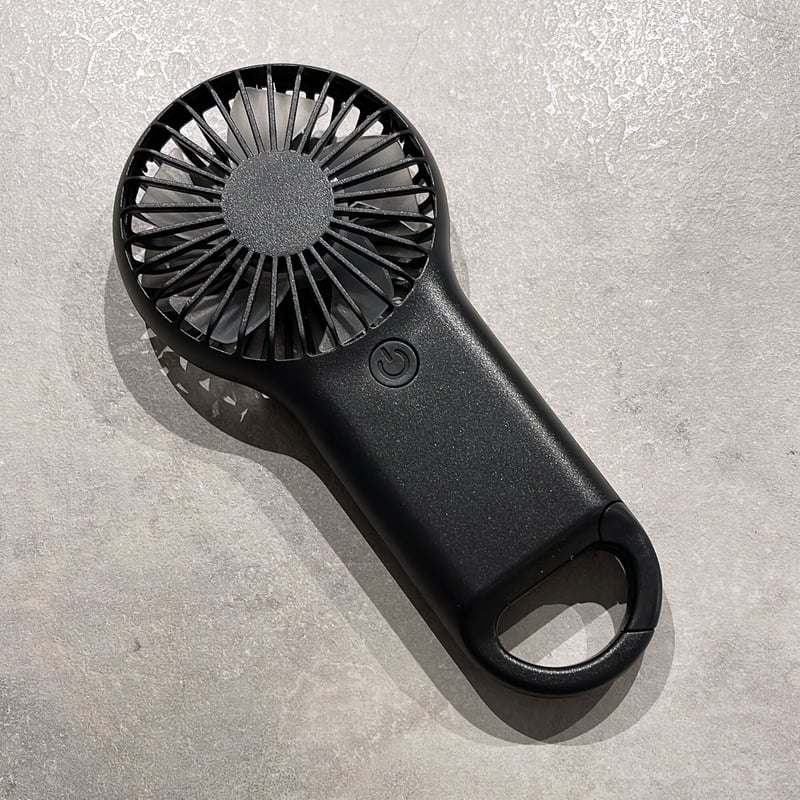 23SSGS002 / Karabiner handy fan（Black） | Calino
