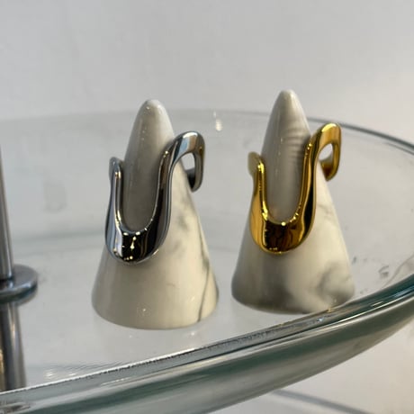 2405RG0464 / Long wave ring（Silver）