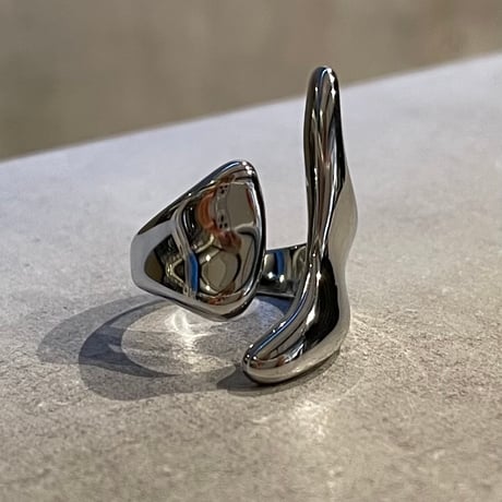 2506RG0653 / Irregular asymmetry design ring（Silver）