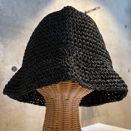 2505HW0092(S)/ Cotton bucket hat（Black）
