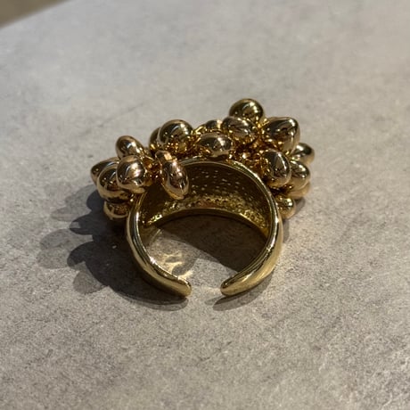 2411RG0547 / Heart ball design ring（Gold）