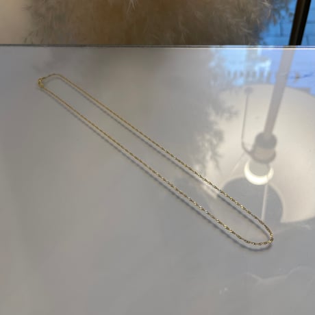 2405NC0249 / Screw chain necklace / Silver925（Gold）
