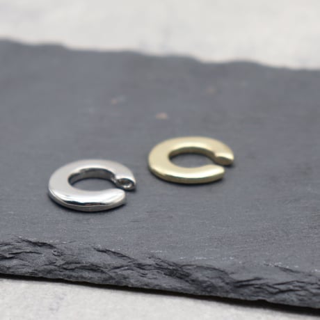 Round Circle Ear Cuff （SILVER）  / EC-031