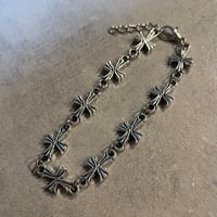 2510BR0098 / Cross chain Bracelet（Silver/18cm）