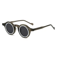 【 Legit Eyewear 】Sunglasses Junna(Olive/White/Grey)
