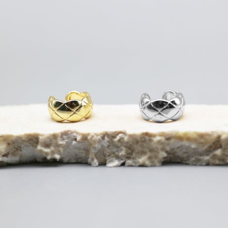 Metal Geometry Open Small  Earcuff （Gold） / EC075