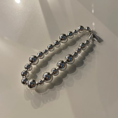 23AWBR015 / Metal ball chain bracelet（Silver）