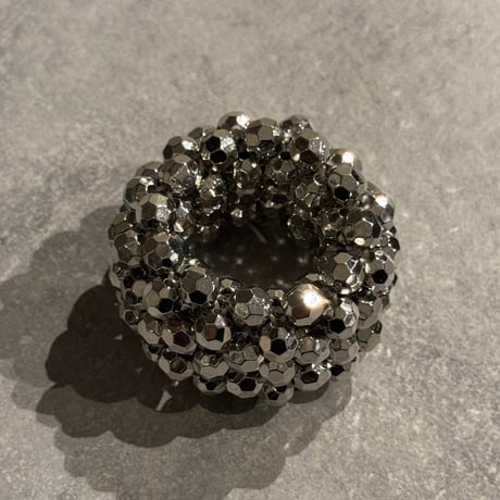 2412HA0051 / Volume bees hair tie（Silver)