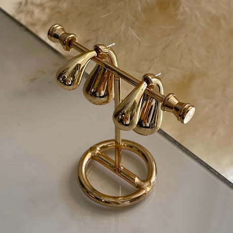 2403PR0664 /  Double drop design Pierce（Gold）