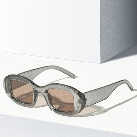【 Legit Eyewear 】Sunglasses Yūryaku (Tea/Grey)