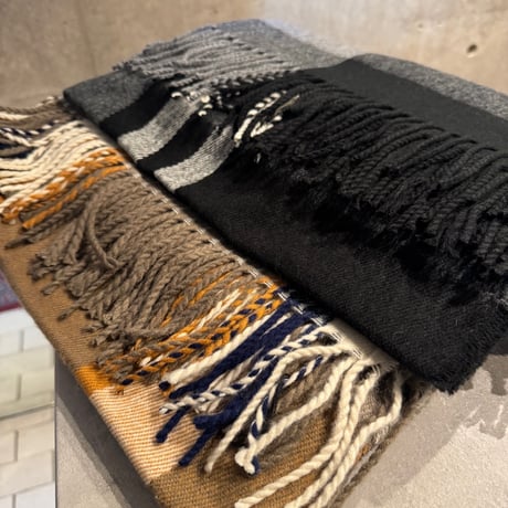 2511GS052(S)/ Check Stole（Black CK)