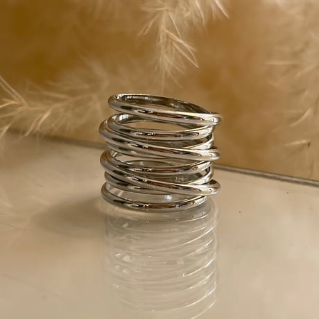 2403RG0412 / Spiral line design ring（Silver）
