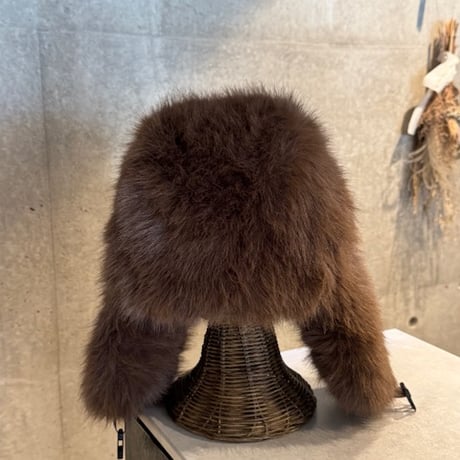 2412SL11047BR(S)/ Volume flight fur cap（Brown）