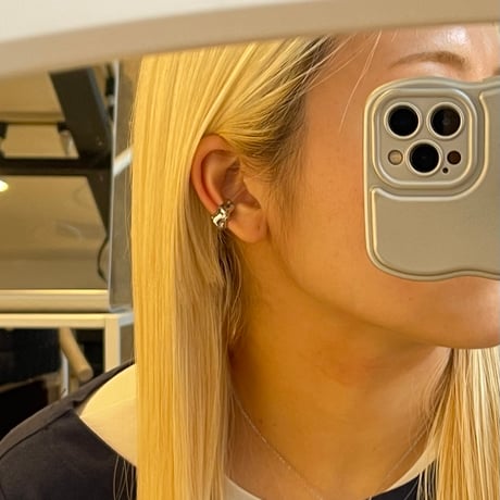 2601EC034 / Bumpy design Earcuff（Silver）