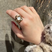 2601RG0729 / Round Flower motif ring（Gold）