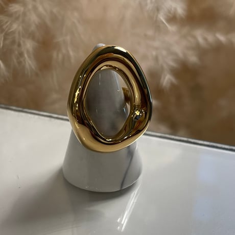 2608RG0818 / Craft circle design ring（Gold）