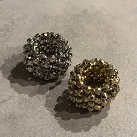 2412HA0051 / Volume bees hair tie（Silver)