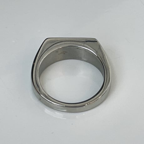 【Select】IM25AC_RG023 / Simple squarer ring（Silver）