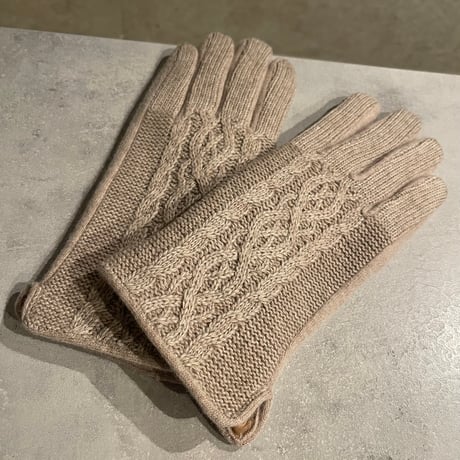 2510GS047(S) / Knit globes（Beige）