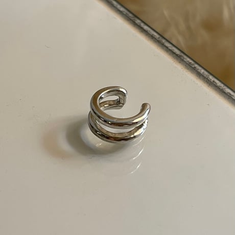 2403EC007 / Mini double line Ear Cuff（Silver）